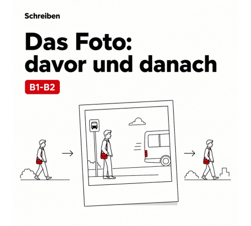 Das Foto: davor und danach – kreatives Schreiben B1–B2