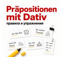 Präpositionen mit Dativ