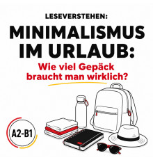 Leseverstehen Deutsch A2–B1: Minimalismus im Urlaub 