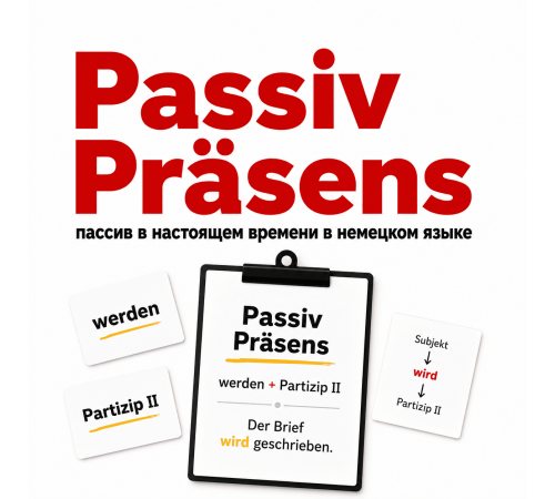Passiv Präsens: пассив в настоящем времени 