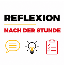 Exit Ticket "Reflexion nach der Stunde" 