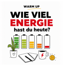 Warm up "Wie viel Energie hast du heute?" A2-B2
