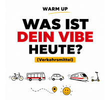 Warm up "Was ist dein Vibe heute?" (Verkehrsmittel) A2-B2