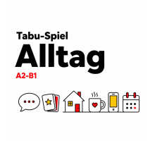 Tabu-Spiel "Alltag" A2-B1